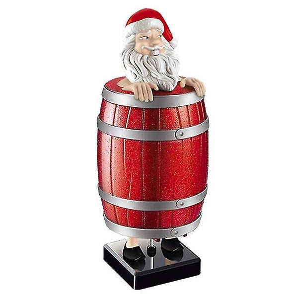Automatic Santa Claus Creative Spoof Cigarette Box Dispenser Storage Case Funny Carousel 2