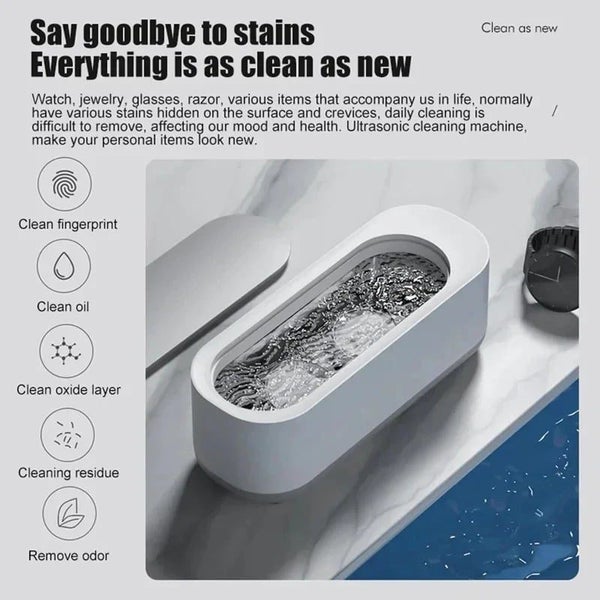 Portable Ultrasonic Multi-Function Cleaner for All Jewellery Carousel 6