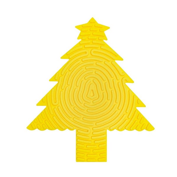 Silicone Sensory Activity Board - Toddler Development & Learning Toy-Yellow Carousel 1