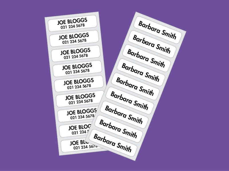 75 Iron-On Name Labels Carousel 1