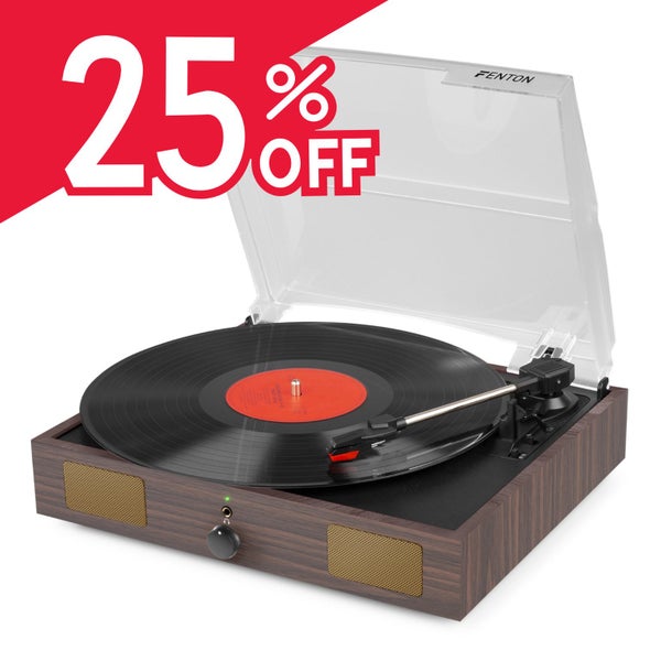 Record Player - Dark Wood Carousel 1