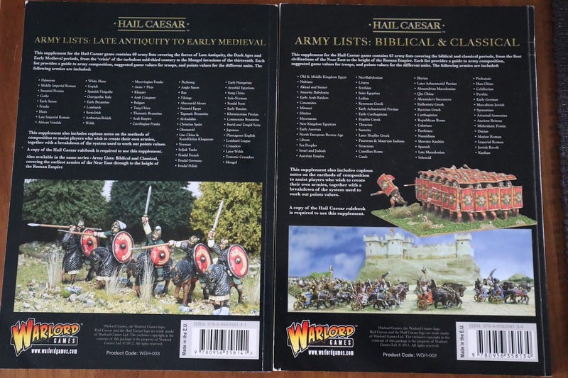 Hail Caesar Army Lists Carousel 2