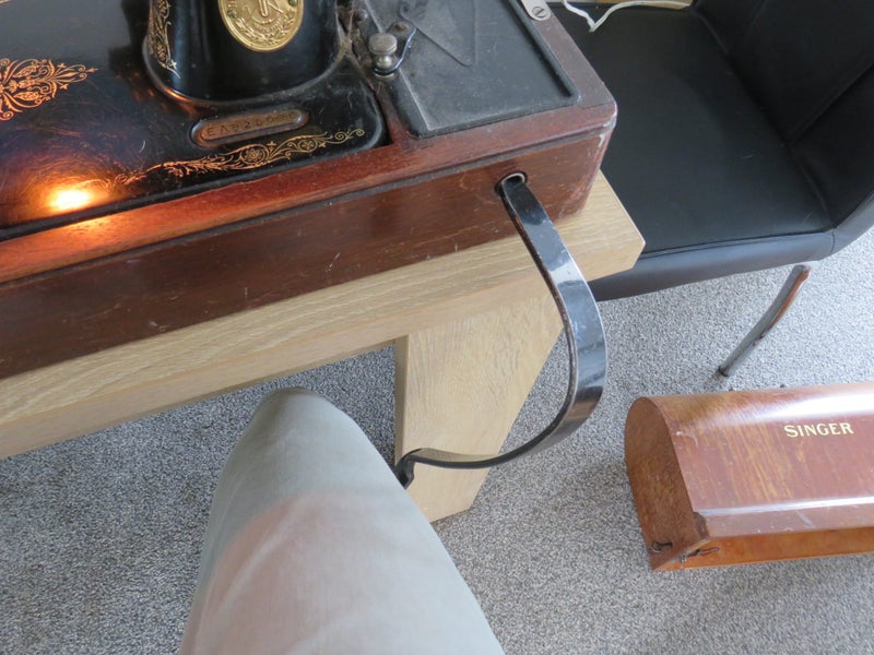 Singer sewing machine, old, about 1960s Carousel 2