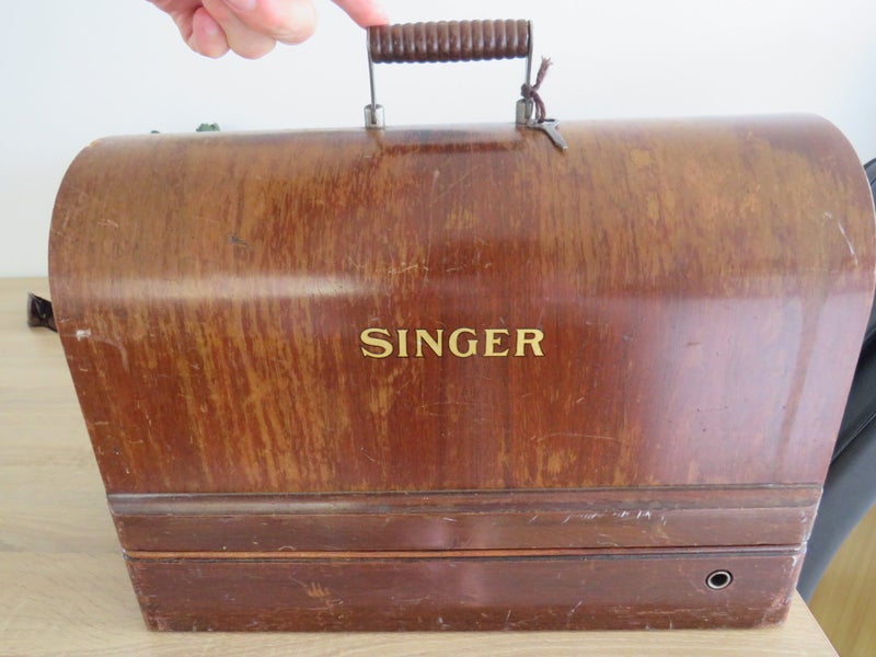 Singer sewing machine, old, about 1960s Carousel 12
