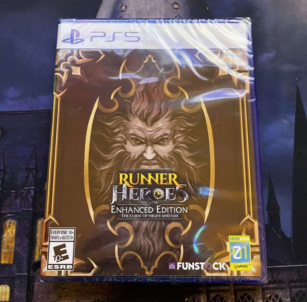 *RUNNER HEROES THE CURSE OF NIGHT AND DAY : ENHANCED EDITION* Sealed Carousel 1