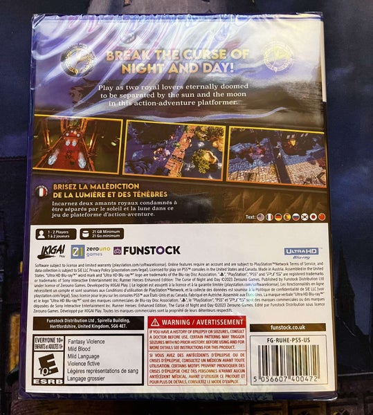 *RUNNER HEROES THE CURSE OF NIGHT AND DAY : ENHANCED EDITION* Sealed Carousel 2