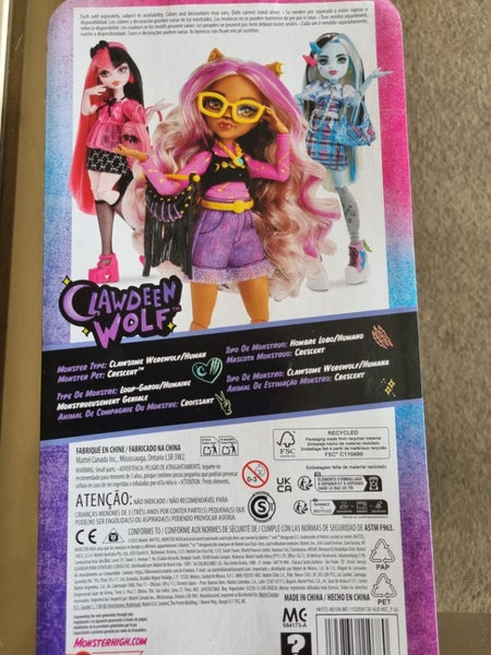 Monster High Clawdeen Wolf Brand New Sealed Box Carousel 5