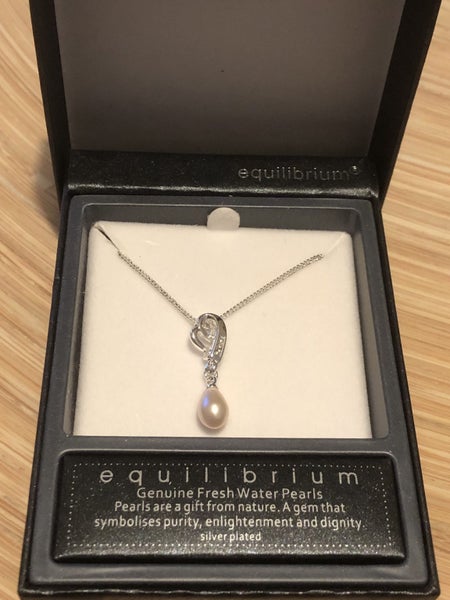 Equilibrium Pearl Drop Necklace Carousel 1