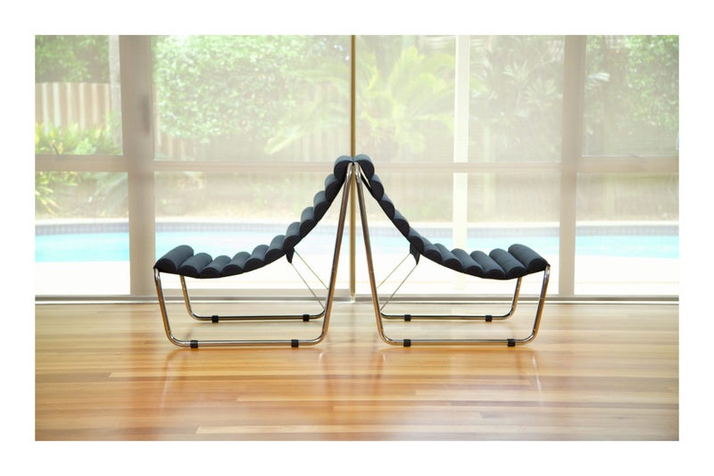 France Mid Century Boudins Lounge Chair by Michel Boyer 1970s Carousel 2