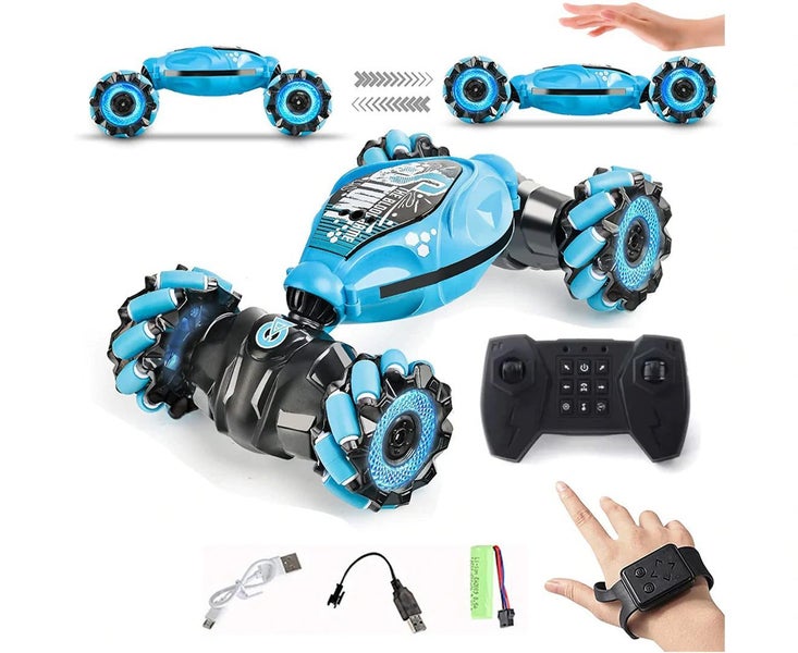 Remote Hand Control Watch Gesture Sensor Twist Car Toy USB Charging Car Toy Carousel 1