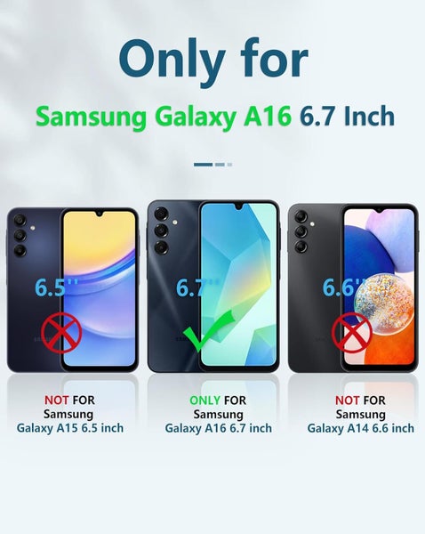 1x Wallet Phone Cover for Samsung A16 Carousel 2