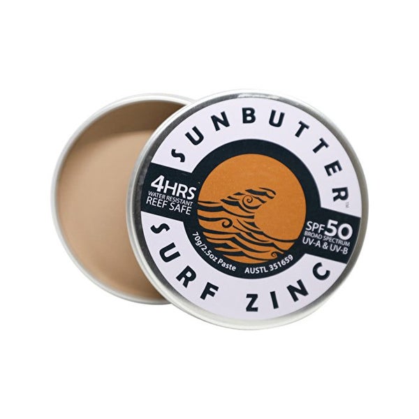 SunButter Skincare Sunscreen Surf Zinc Tan SPF 50 Tin 70g Carousel 1