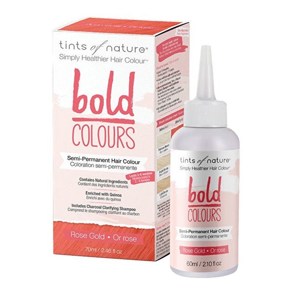 Tints of Nature Bold Colours (Semi-Permanent Hair Colour) Rose Gold 70ml Carousel 1