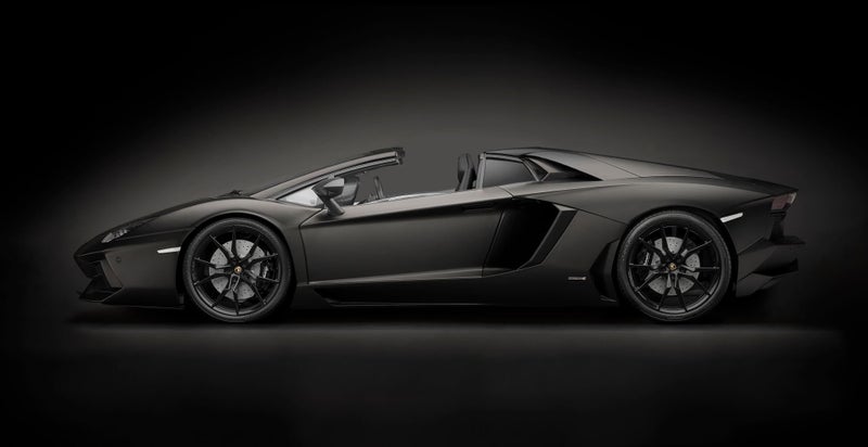Pocher HK121 1:8 Lamborghini Adventador Roadster Nero Nemesis Kit Carousel 3