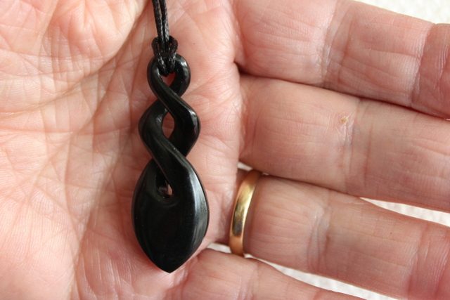 BEAUTIFUL DOUBLE TWIST PENDANT #223 Carousel 2