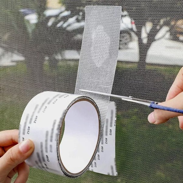 Window Mosquito Net Repair Tape Self-Adhesive Window Screen Repair Patch Black Carousel 1
