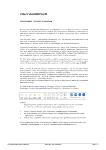 $7,200 18CT WG DIAMOND DROP EARRINGS #B21121957-1 Carousel 3