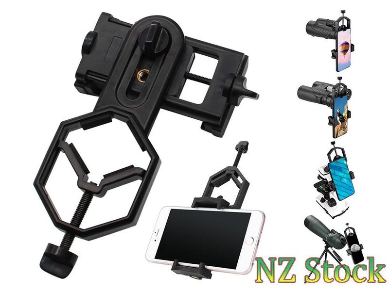 Telescope Phone Holder - Universal Binocular Monocular Camera Phone Adapter Carousel 1