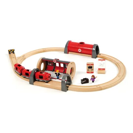 BRIO Set - Metro Railway Set 20 Pieces Carousel 2