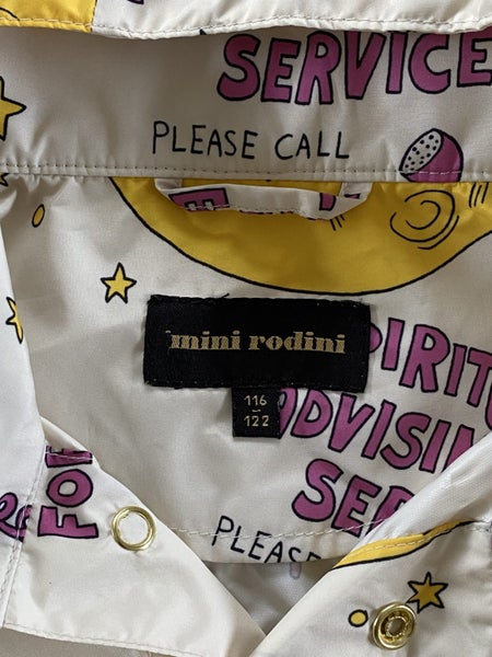 MINI RODINI MOON WINDBREAKER water- repellent rain jacket Carousel 7