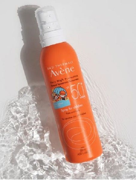 SHORT DATED 10/25 AVENE Kids Sunscreen Spray SPF50+ 200ml Carousel 1