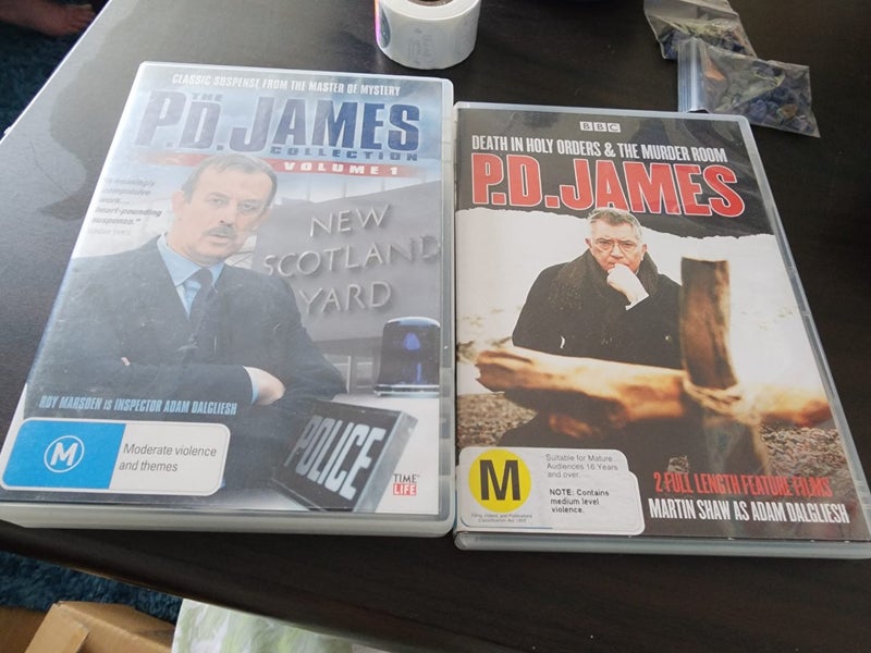 P.DJames dvds x2 Carousel 1