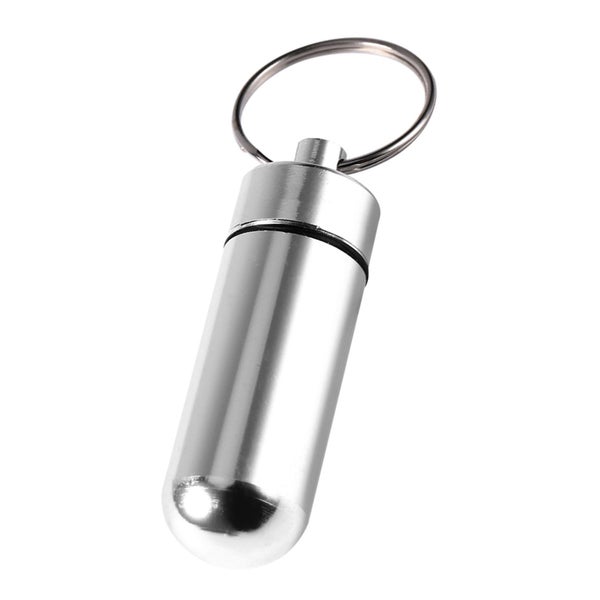 portable medicine box mini medicine box silver medicine container aluminum Carousel 1