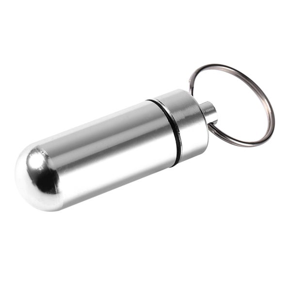 portable medicine box mini medicine box silver medicine container aluminum Carousel 5