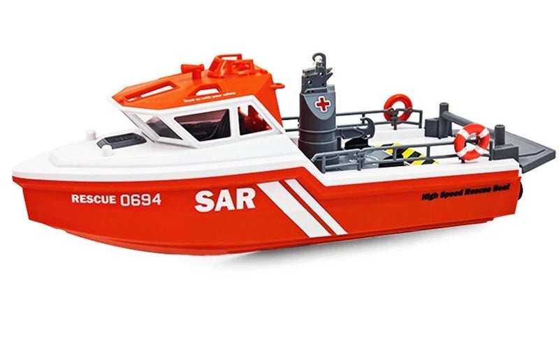 TX694 1/34 2.4G Brushless RC rescue jet boat - White Carousel 1