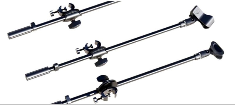 Microphone Stand Extension Cross bar Adjustable 55CM Rotating Microphone Arms Carousel 2