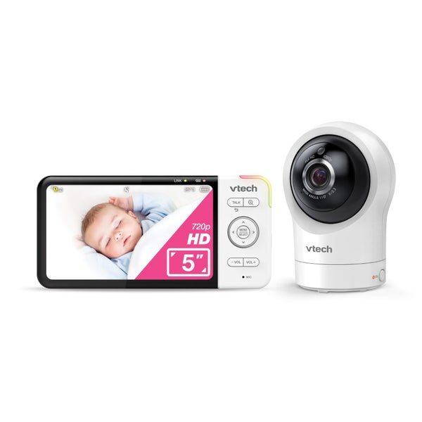 VTech RM5764HDV 2 5" Smart HD Pan & Tilt Video Baby Monitor with Remote Access Carousel 1