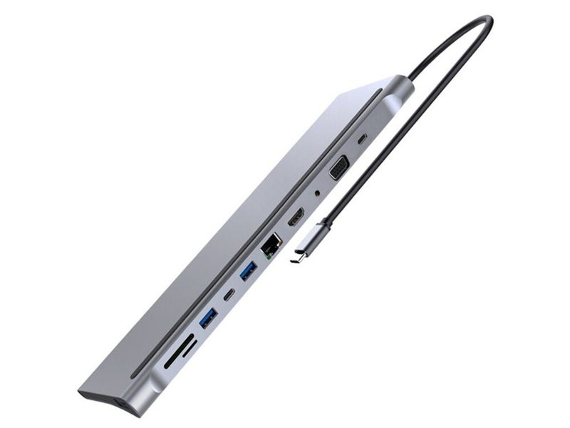 11 in 1 USB Type C Hub Adapter Laptop Docking Station Carousel 5