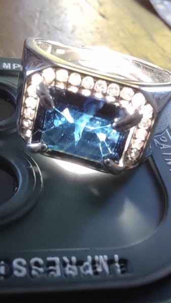 Sapphire Silver Ring Carousel 2