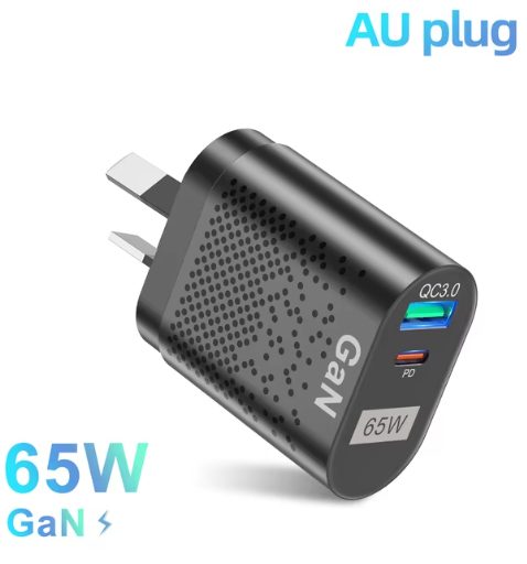 Rocket 65W Gan Charger PD 33W Fast Charger QC 3.0 USB Carousel 1
