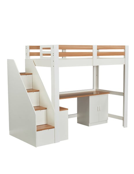 Kids bed with desk set Carousel 2