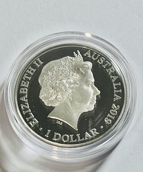 2019 Australia 1 oz Silver $1 Dolphin BU Carousel 2