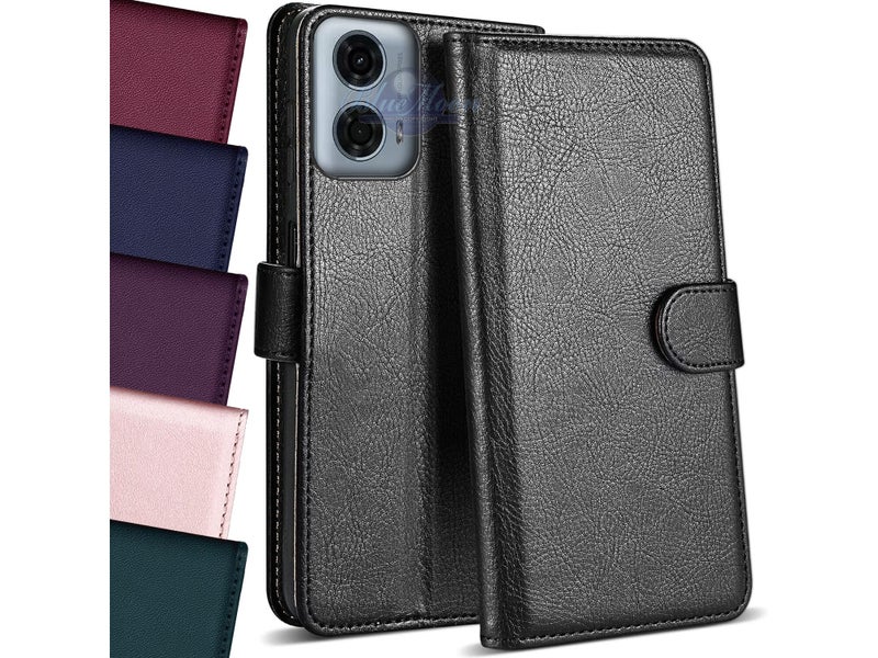 1x Shockproof Wallet Cover for Motorola Moto G04 Carousel 1