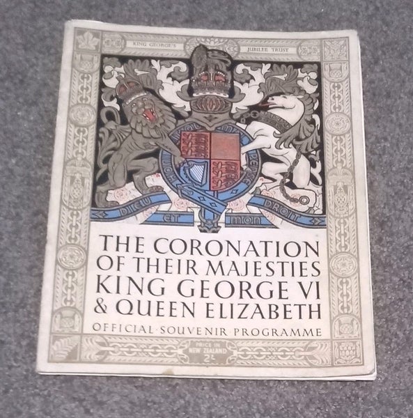 George VI and Queen Elizabeth I Coronation programme 1937 Carousel 1