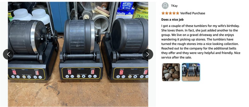Electronic Rock Tumbler Kit Sale NZ Stock Deal Carousel 12
