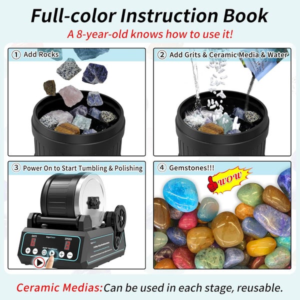 Rock Tumbler Kit Sale NZ Stock Deal62997807841922114