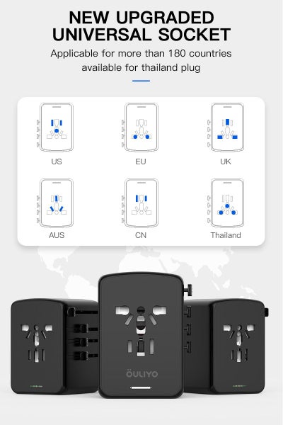 New 35W Universal Travel Adapter on Afterpay Carousel 2