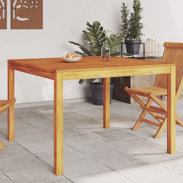 Garden Dining Table 110X110X75 Cm Solid Wood Acacia Tlltlk Carousel 1