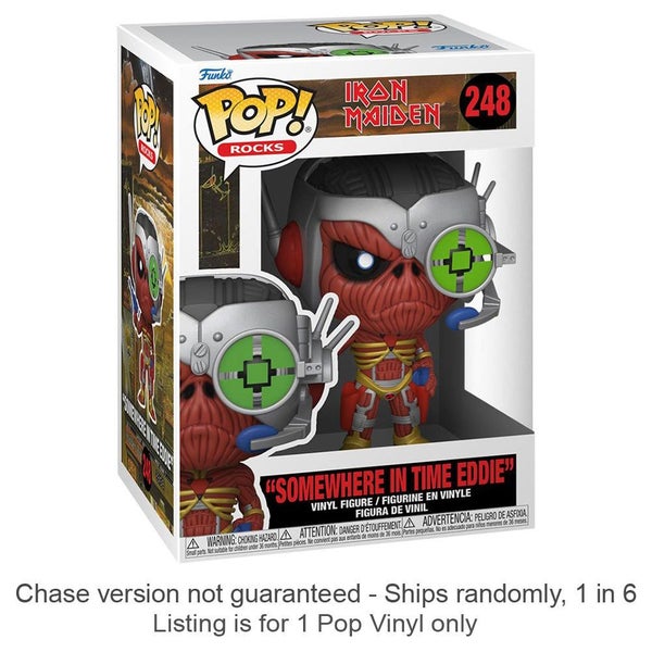 Eddie Somewhere in Time Pop! Vinyl Chase Ships 1 in 6 Carousel 1
