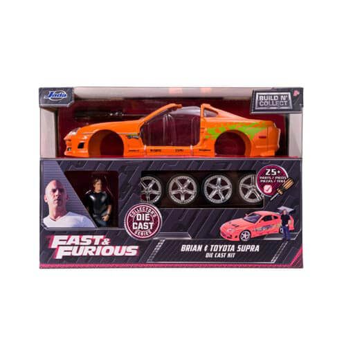 F&F Brian's Toyota Supra with Brian 1:24 Diecast Model Kit Carousel 3