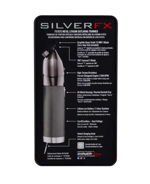 Babyliss Pro Fx Outliner Trimmer - Silver Carousel 4