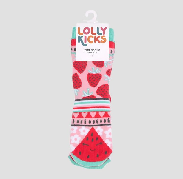 Watermelon' Socks - LollyKicks Carousel 1