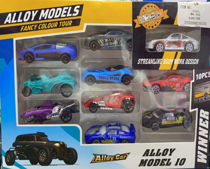Alloy Wheel Car Toys 10pc Carousel 1