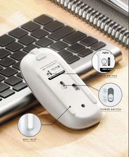 inphic M1PRO Ultrathin 2.4G and Bluetooth Mouse Carousel 2