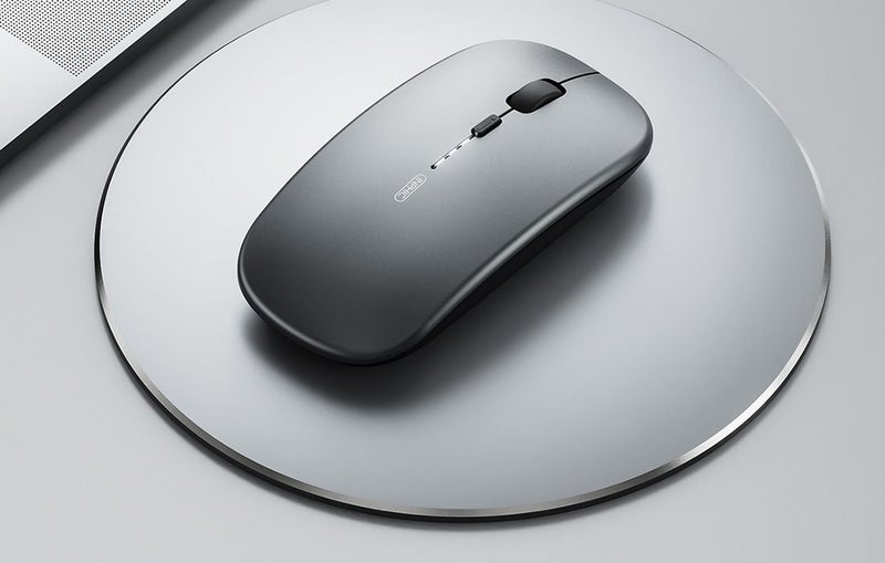INPHIC M1P Silent Wireless Mouse Ultra Slim Battery Level Visible, Black1600 DPI Carousel 2