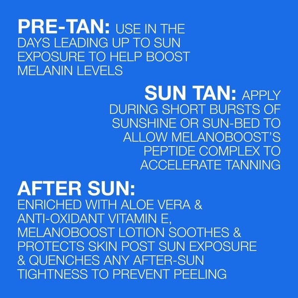 MELANOBOOST PEPTIDE SUN TANNING LOTION | Increase Melanin Levels | Tan Faster63654996915203114
